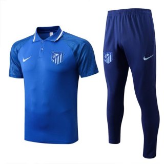Polo Atlético de Madrid Ensemble Complet 2022 2023 Bleu Polo Atlético de Madrid Ensemble Complet 2022 2023 Bleu