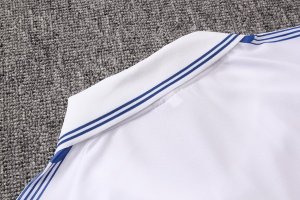 Polo Ensemble Complet Chelsea 2019 2020 Blanc Bleu