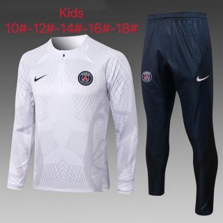 Enfant Survetement Training PSG 2023 Blanc 2 Enfant Survetement Training PSG 2023 Blanc 2