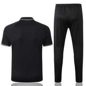 Polo Ensemble Complet Juventus 2019 2020 Jaune Noir