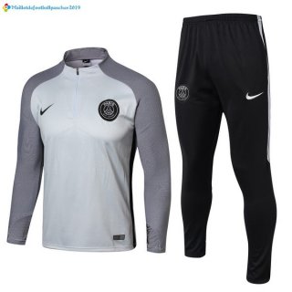 Survetement Paris Saint Germain 2017 2018 Gris Noir Survetement Paris Saint Germain 2017 2018 Gris Noir