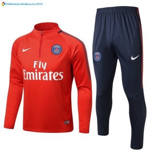 Survetement Paris Saint Germain 2017 2018 Rouge Bleu