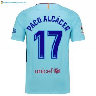 Maillot Barcelona Exterieur Paco Alcacer 2017 2018