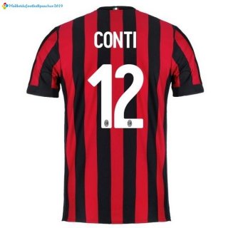 Maillot Milan Domicile Conti 2017 2018