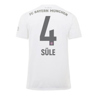 Maillot Bayern Munich NO.4 Sule Exterieur 2019 2020 Blanc Maillot Bayern Munich NO.4 Sule Exterieur 2019 2020 Blanc