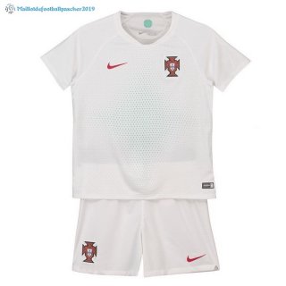 Maillot Portugal Exterieur Enfant 2018 Blanc Maillot Portugal Exterieur Enfant 2018 Blanc
