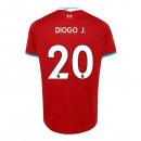 Maillot Liverpool NO.20 Diogo Jota Domicile 2020 2021 Rouge