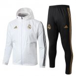 Coupe Vent Real Madrid Ensemble Complet 2019 2020 Blanc Noir