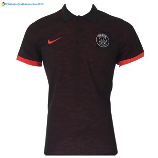 Polo Paris Saint Germain 2017 2018 Noir Orange Polo Paris Saint Germain 2017 2018 Noir Orange