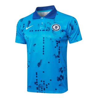 Polo Chelsea 2024 2025 Bleu Polo Chelsea 2024 2025 Bleu