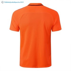 Maillot Entrainement Barcelona Ensemble Complet 2018 2019 Orange