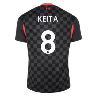 Maillot Liverpool NO.8 Keita Third 2020 2021 Noir Maillot Liverpool NO.8 Keita Third 2020 2021 Noir