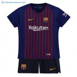 Maillot Barcelona Domicile Enfant 2018 2019 Bleu Rouge