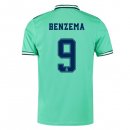 Maillot Real Madrid NO.9 Benzema Third 2019 2020 Vert