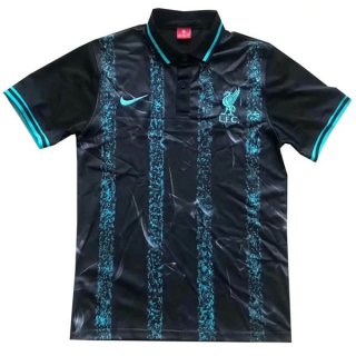 Polo Liverpool 2019 2020 Noir Bleu Polo Liverpool 2019 2020 Noir Bleu