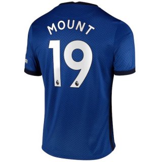 Maillot Chelsea NO.19 Mount Domicile 2020 2021 Bleu Maillot Chelsea NO.19 Mount Domicile 2020 2021 Bleu