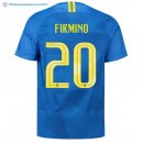 Maillot Brésil Exterieur Firmino 2018 Bleu