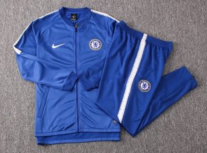 Survetement Chelsea 2018 2019 Blanc Bleu