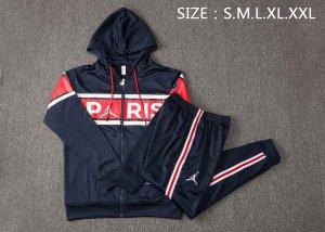 Sweat Shirt Capuche Paris Saint Germain 2022 Noir Rouge