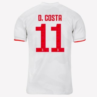 Maillot Juventus NO.11 D.Costa Exterieur 2019 2020 Gris Blanc Maillot Juventus NO.11 D.Costa Exterieur 2019 2020 Gris Blanc
