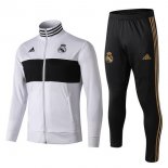 Survetement Real Madrid 2019 2020 Blanc Noir