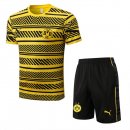 Maillot Entrainement Borussia Dortmund Ensemble Complet 2022 2023 Jaune