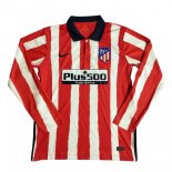 Thailande Maillot Atlético De Madrid Domicile ML 2020 2021 Rouge