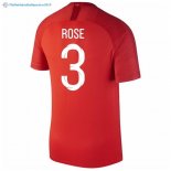 Maillot Angleterre Exterieur Rose 2018 Rouge