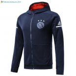 Sweat Shirt Capuche Ajax Enfant 2017 2018 Bleu