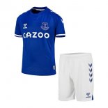 Maillot Everton Domicile Enfant 2020 2021 Bleu Blanc