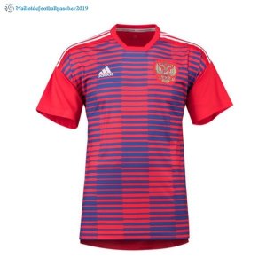 Maillot Russie Entrainement 2018 Rouge Bleu