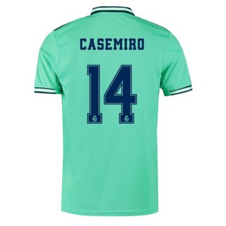 Maillot Real Madrid NO.14 Casemiro Third 2019 2020 Vert