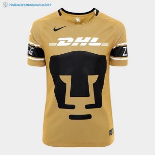 Maillot UNAM Pumas Third 2017 2018 Jaune