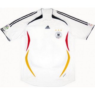Maillot Allemagne Domicile Retro 2006 Blanc Maillot Allemagne Domicile Retro 2006 Blanc