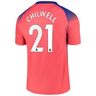 Maillot Chelsea NO.21 Chilwell Third 2020 2021 Orange Maillot Chelsea NO.21 Chilwell Third 2020 2021 Orange