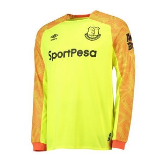 Maillot Everton Exterieur ML Gardien 2018 2019 Jaune Maillot Everton Exterieur ML Gardien 2018 2019 Jaune