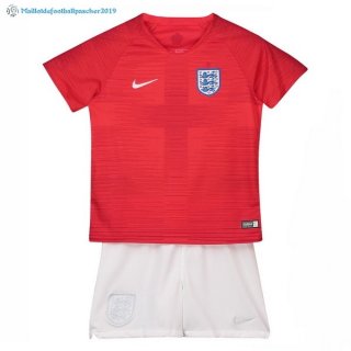 Maillot Angleterre Exterieur Enfant 2018 Rouge