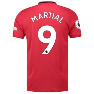Maillot Manchester United NO.9 Martial Domicile 2019 2020 Rouge Maillot Manchester United NO.9 Martial Domicile 2019 2020 Rouge