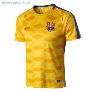 Entrainement Barcelona Ensemble Complet 2017 2018 Jaune