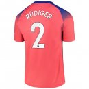 Maillot Chelsea NO.2 Rudiger Third 2020 2021 Orange