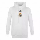 Sweat Shirt Capuche Real Madrid 2020 2021 Blanc