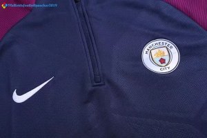 Survetement Manchester City 2017 2018 Bleu Purpura