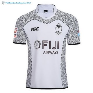 Maillot Rugby Fiyi Domicile 2018 2019 Blanc