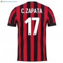 Maillot Milan Domicile C.Zapata 2017 2018