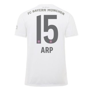 Maillot Bayern Munich NO.15 ARP Exterieur 2019 2020 Blanc Maillot Bayern Munich NO.15 ARP Exterieur 2019 2020 Blanc