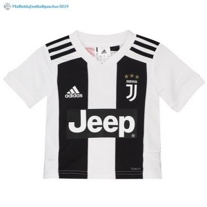Maillot Juventus Domicile Enfant 2018 2019 Blanc Noir