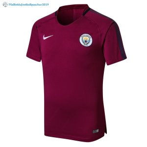 Entrainement Manchester City Conjunto Completo 2017 2018 Rouge