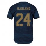 Maillot Real Madrid NO.24 Mariano Exterieur 2019 2020 Bleu