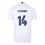 Maillot Real Madrid Domicile NO.14 Casemiro 2020 2021 Blanc