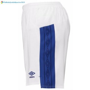 Domicile Everton Pantalon 2017 2018 Blanc